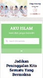 Mobile Screenshot of akuislam.com